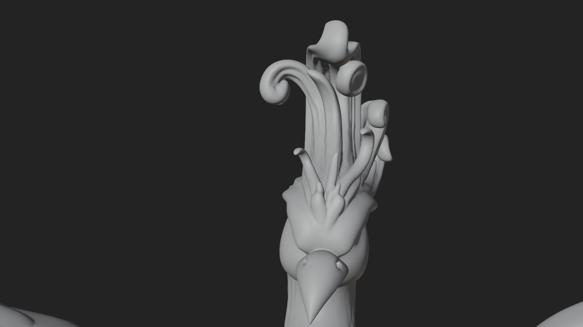 Rising Phoenix Bird Statue Design 1 3D Print Model 3D Model