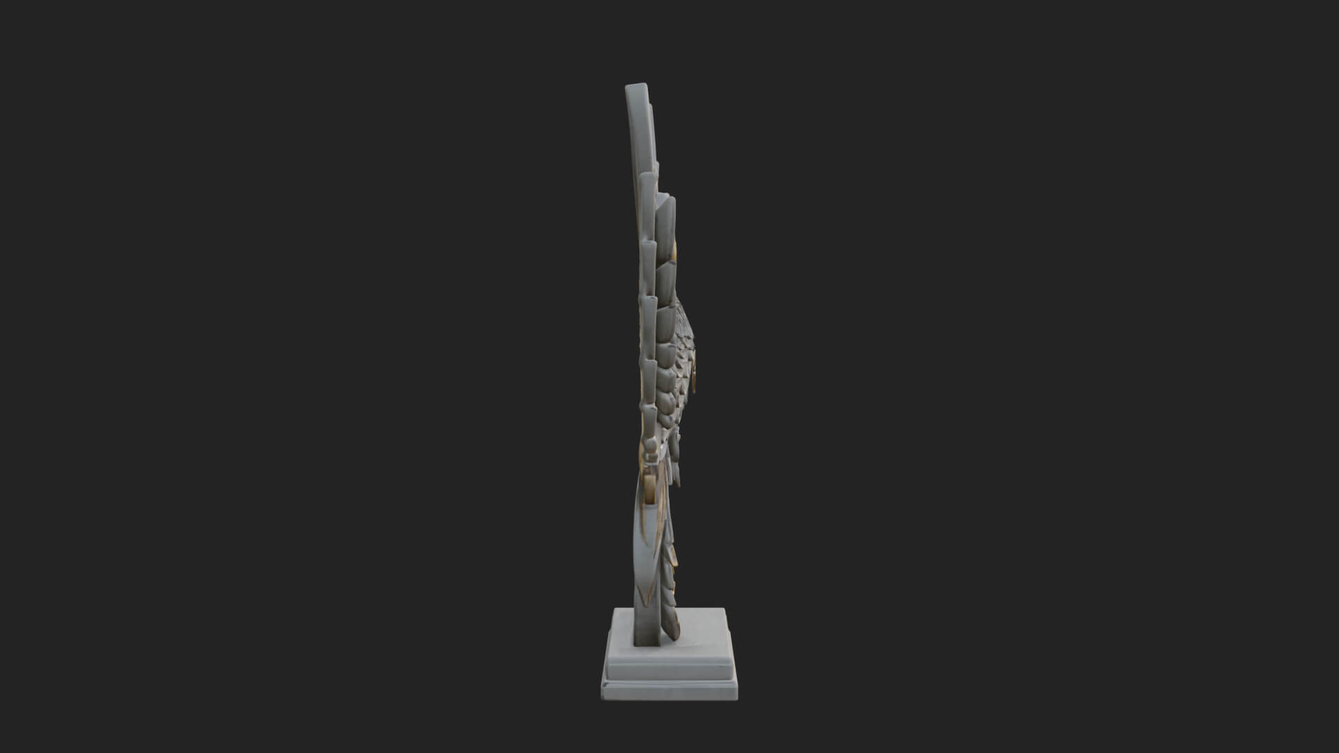 Rising Phoenix Bird Statue Design 10 3D Print Model 3D Model