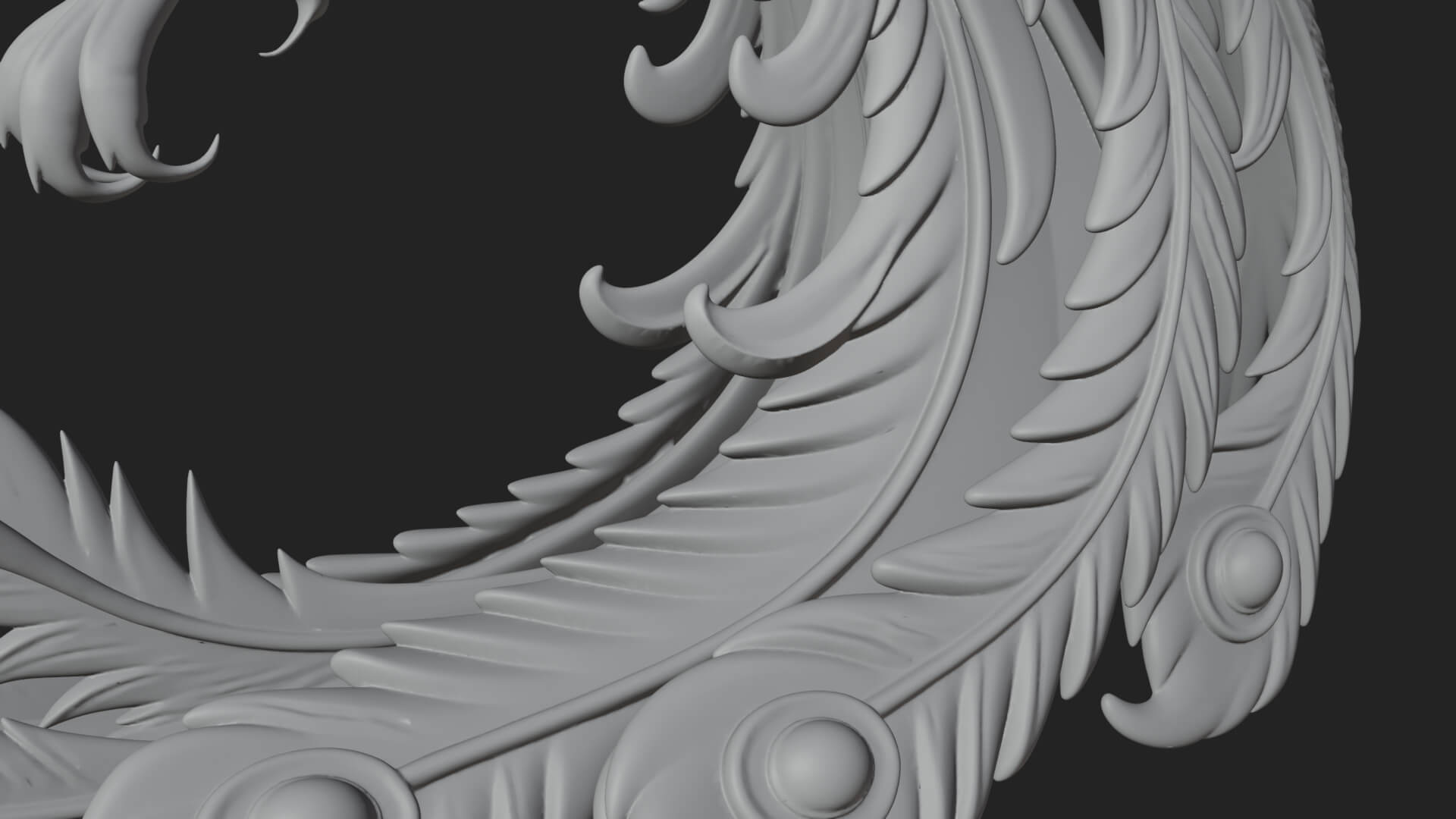 Rising Phoenix Bird Statue Design 2 3D Print Model 3D Model