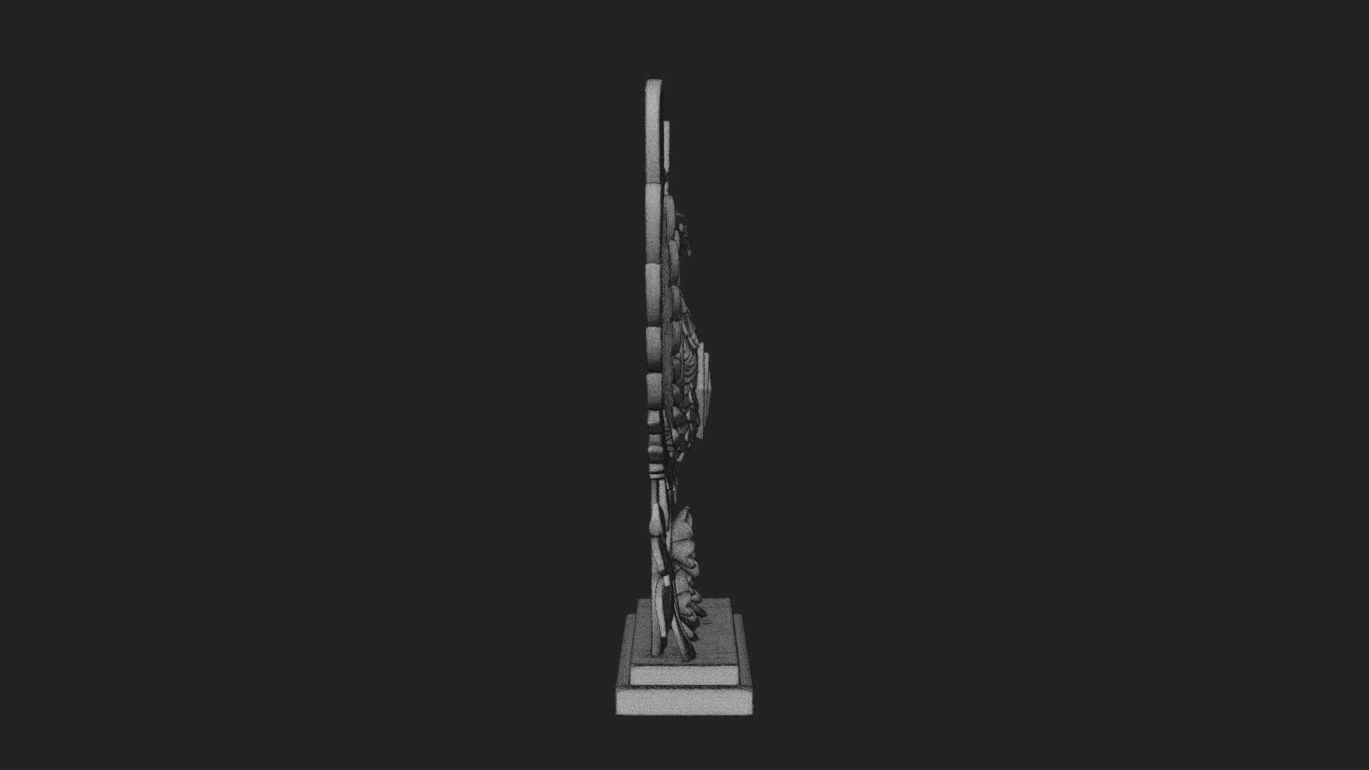 Rising Phoenix Bird Statue Design 9 3D Print Model 3D Model