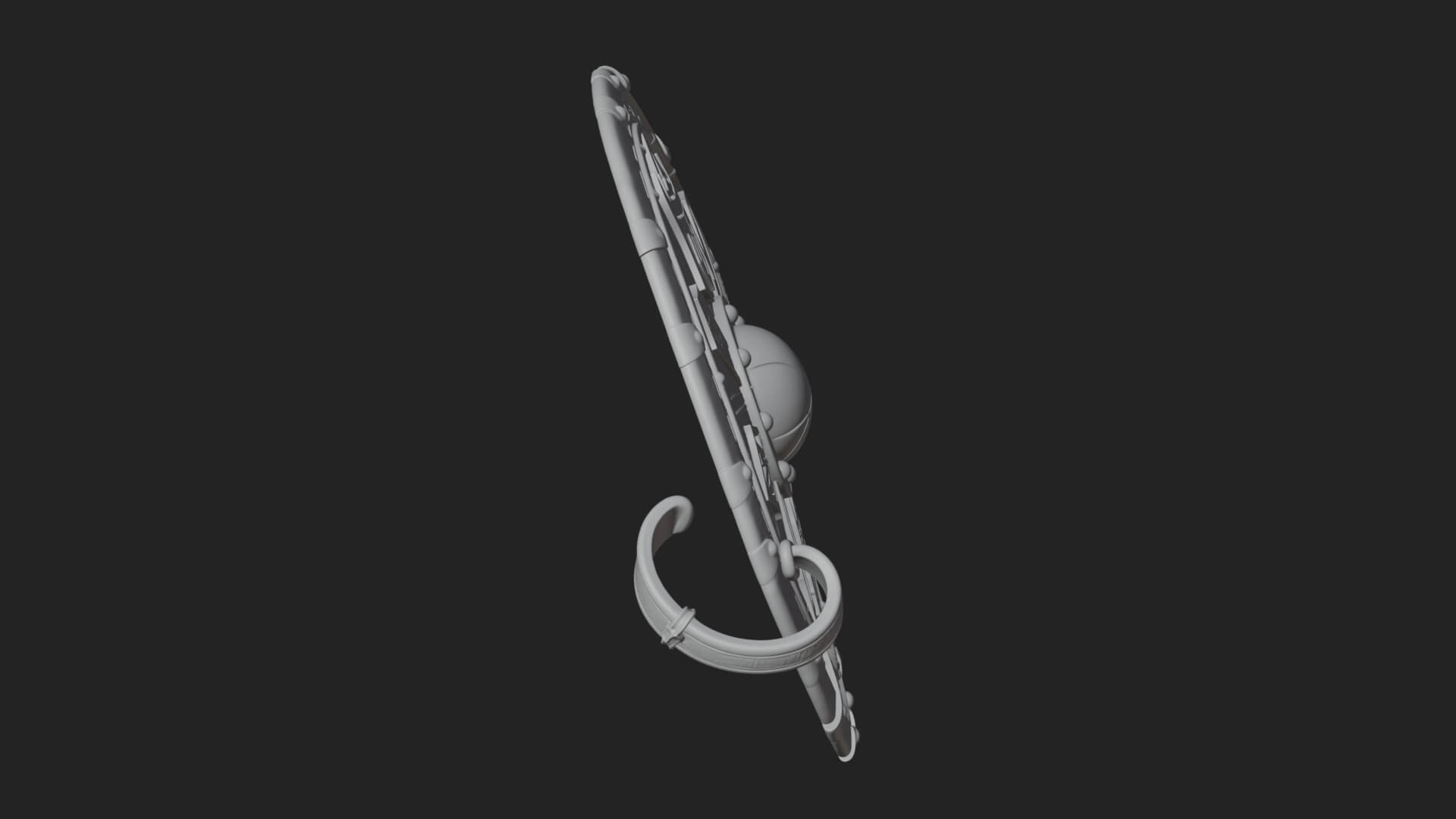 Riveted Round War Shield Model Design 13 3D Print Model 3D Model