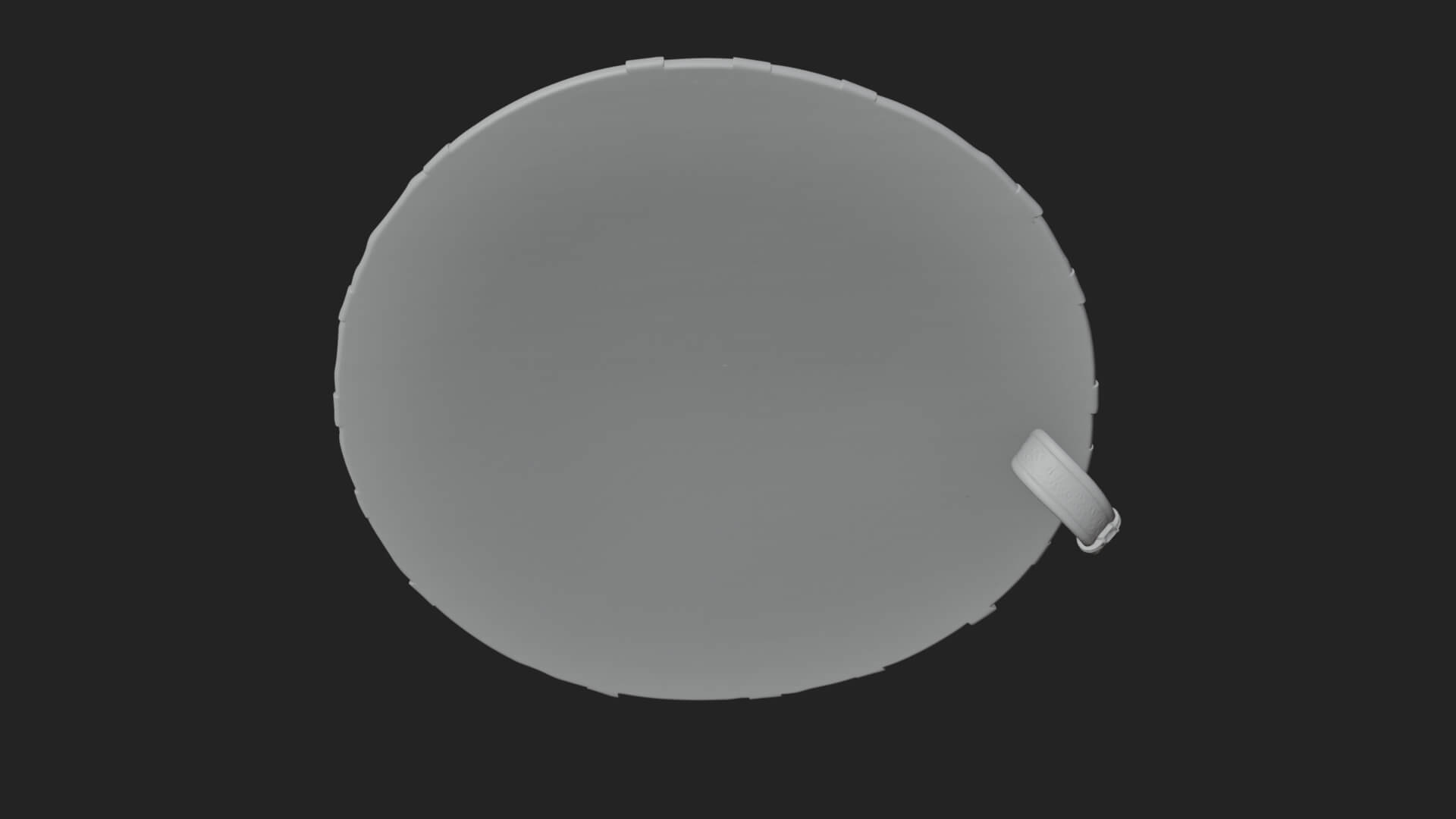 Riveted Round War Shield Model Design 13 3D Print Model 3D Model