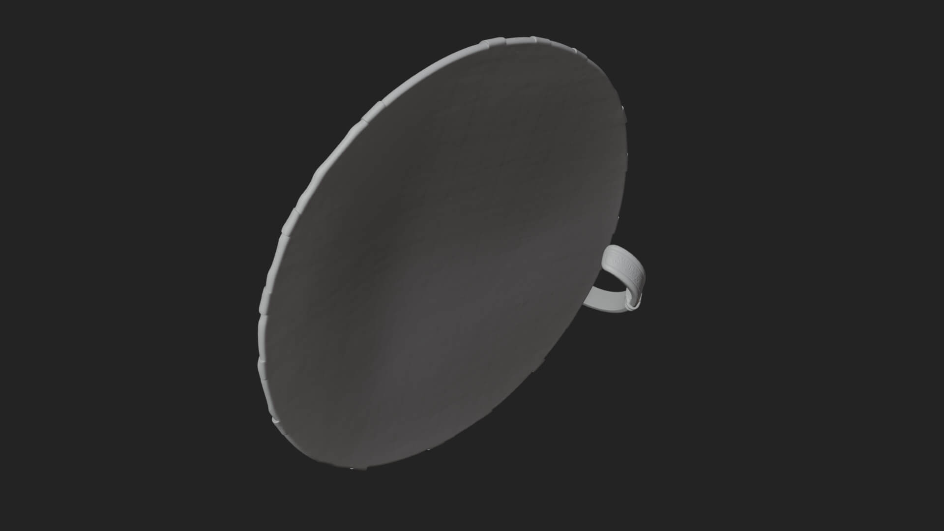 Riveted Round War Shield Model Design 13 3D Print Model 3D Model