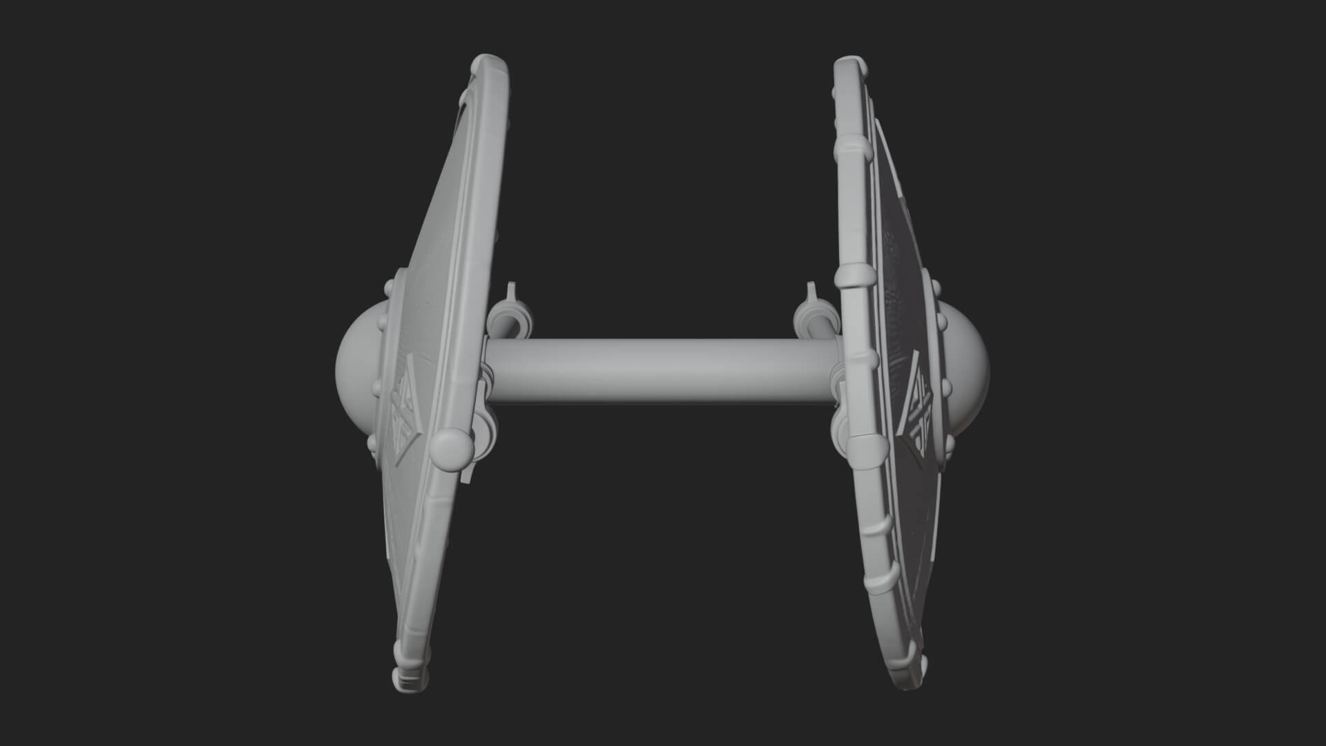 Riveted Round War Shield Model Design 14 3D Print Model 3D Model