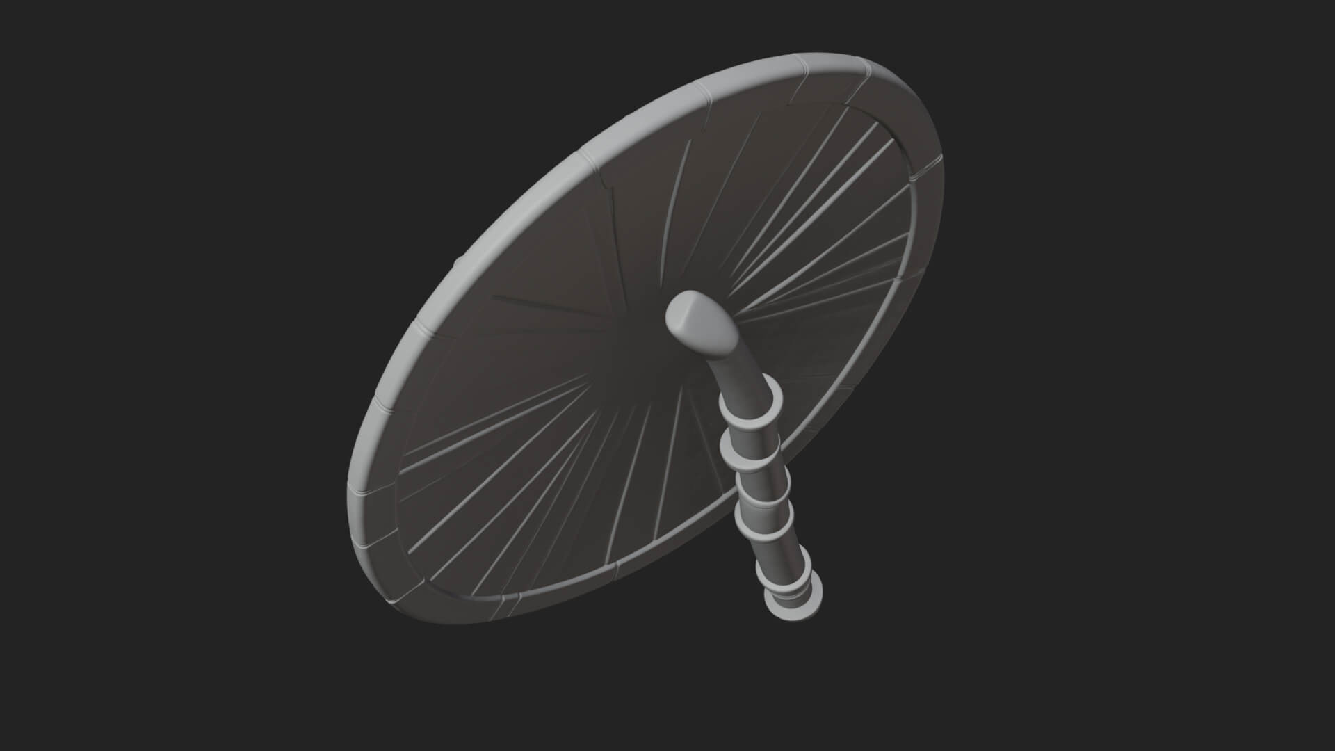 Riveted Round War Shield Model Design 19 3D Print Model 3D Model