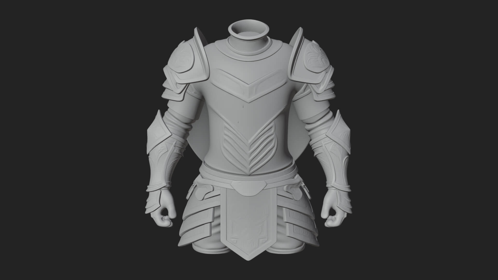 Riveted Round War Shield Model Design 24 3D Print Model 3D Model