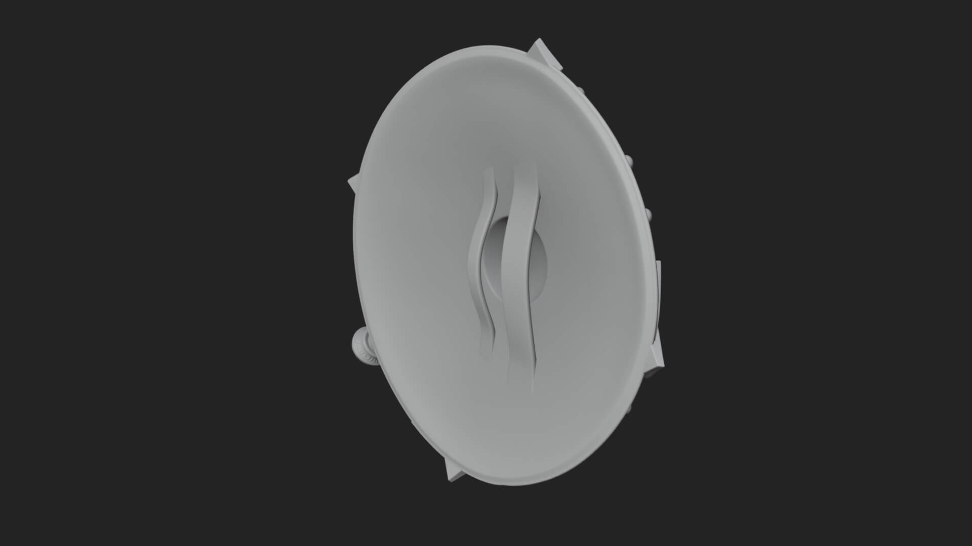 Riveted Round War Shield Model Design 3 3D Print Model 3D Model
