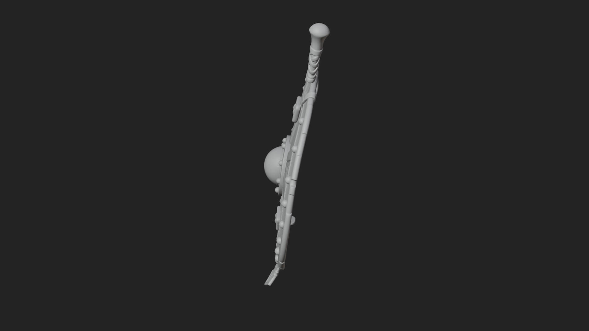 Riveted Round War Shield Model Design 8 3D Print Model 3D Model