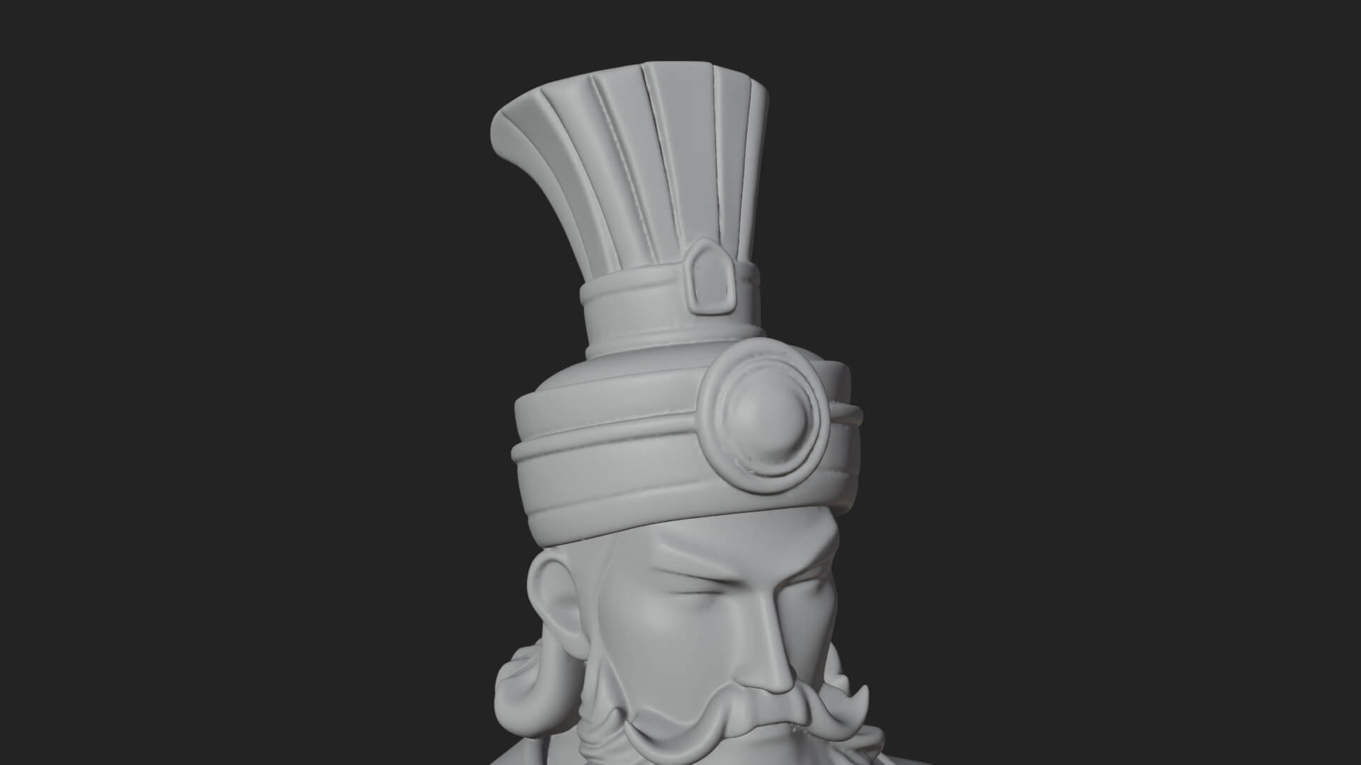 Robed High Priest Statue Design 1 3D Print Model 3D Model