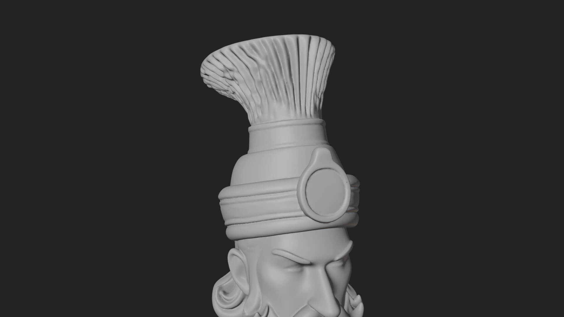 Robed High Priest Statue Design 6 3D Print Model 3D Model