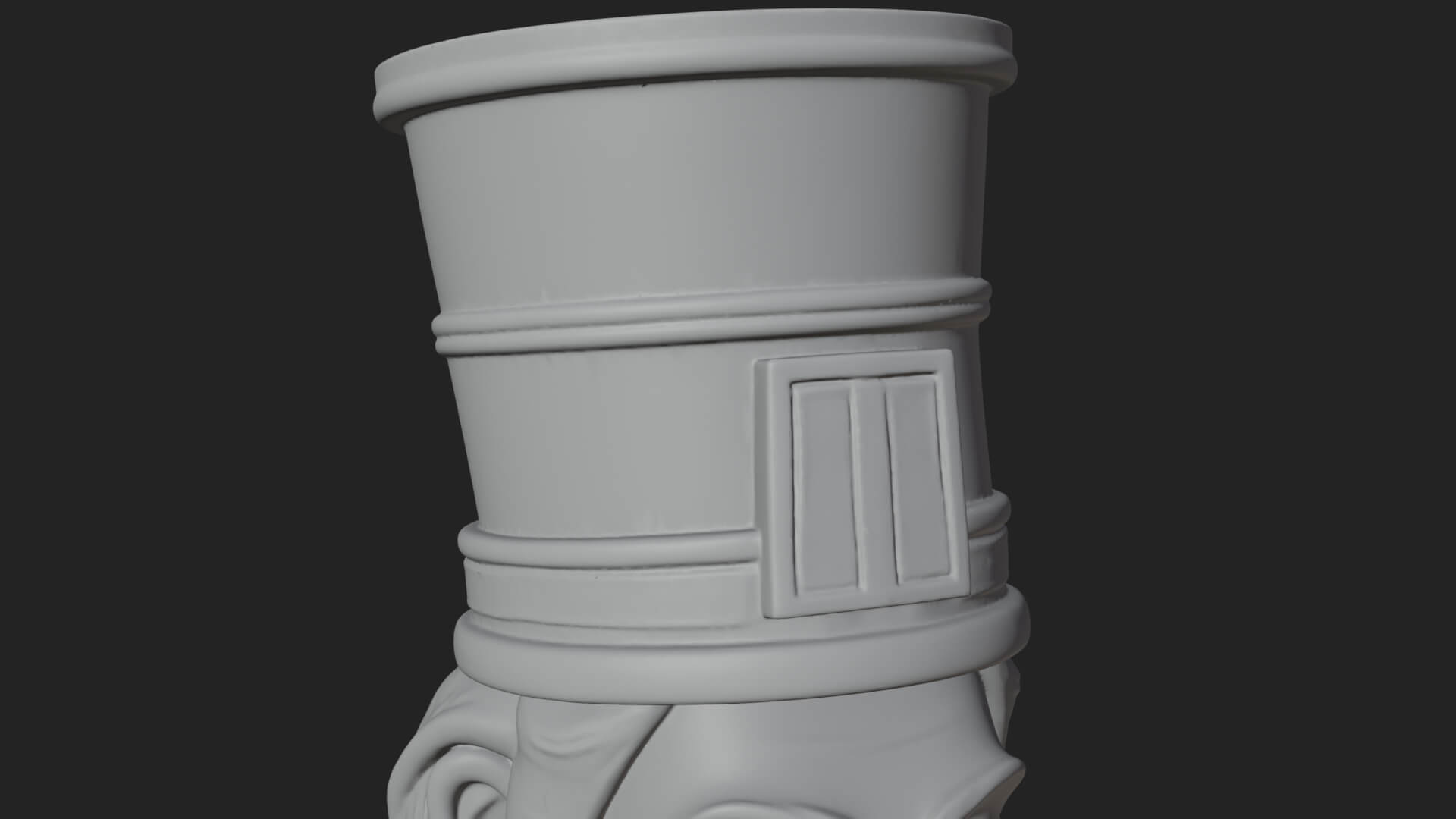 Robed High Priest Statue Design 7 3D Print Model 3D Model