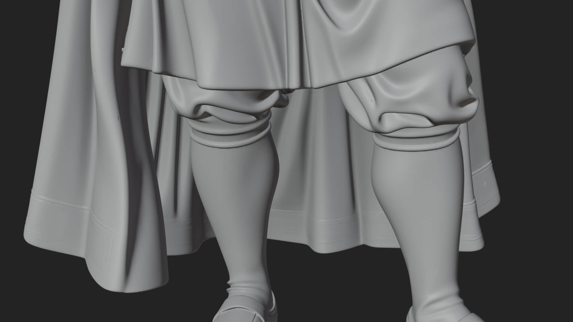 Robed Scholar Statue Design 3 3D Print Model 3D Model