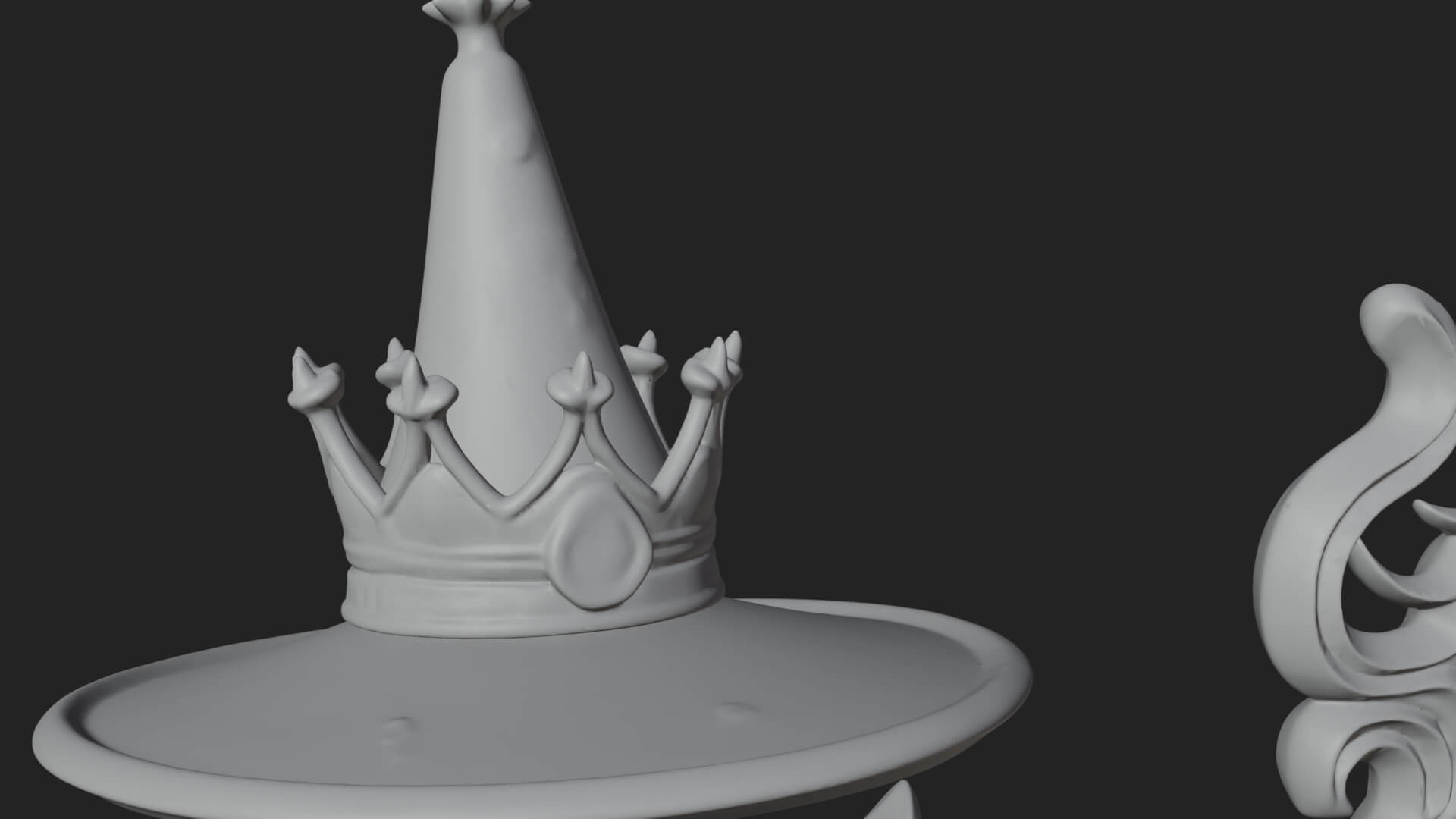 Robed Wizard Statue Design 10 3D Print Model 3D Model