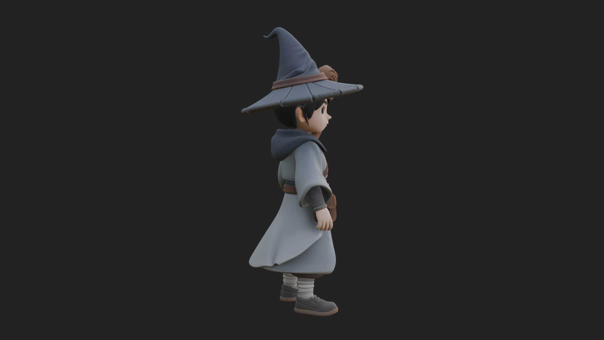 Robed Wizard Statue Design 15 3D Print Model 3D Model