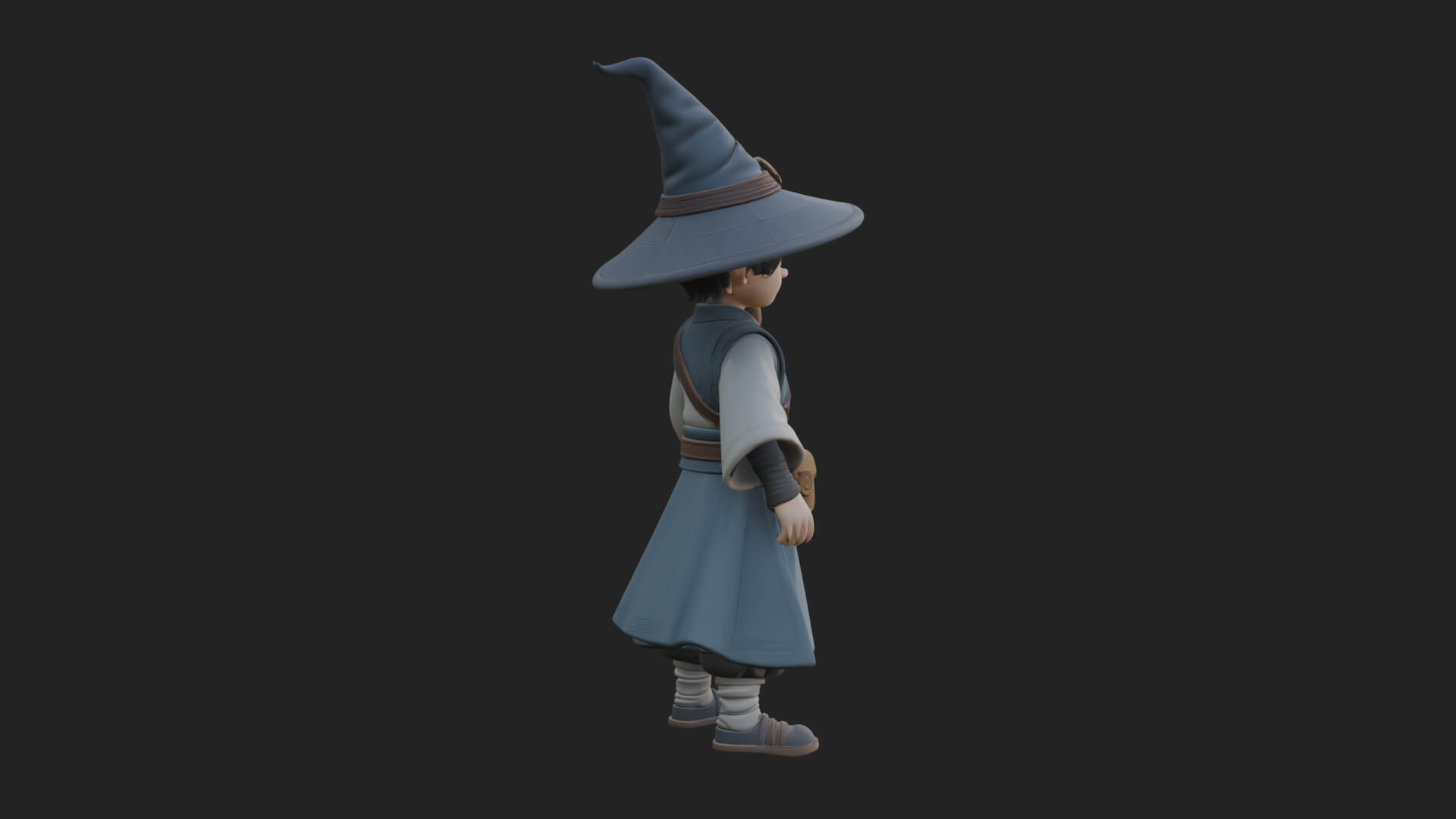 Robed Wizard Statue Design 16 3D Print Model 3D Model