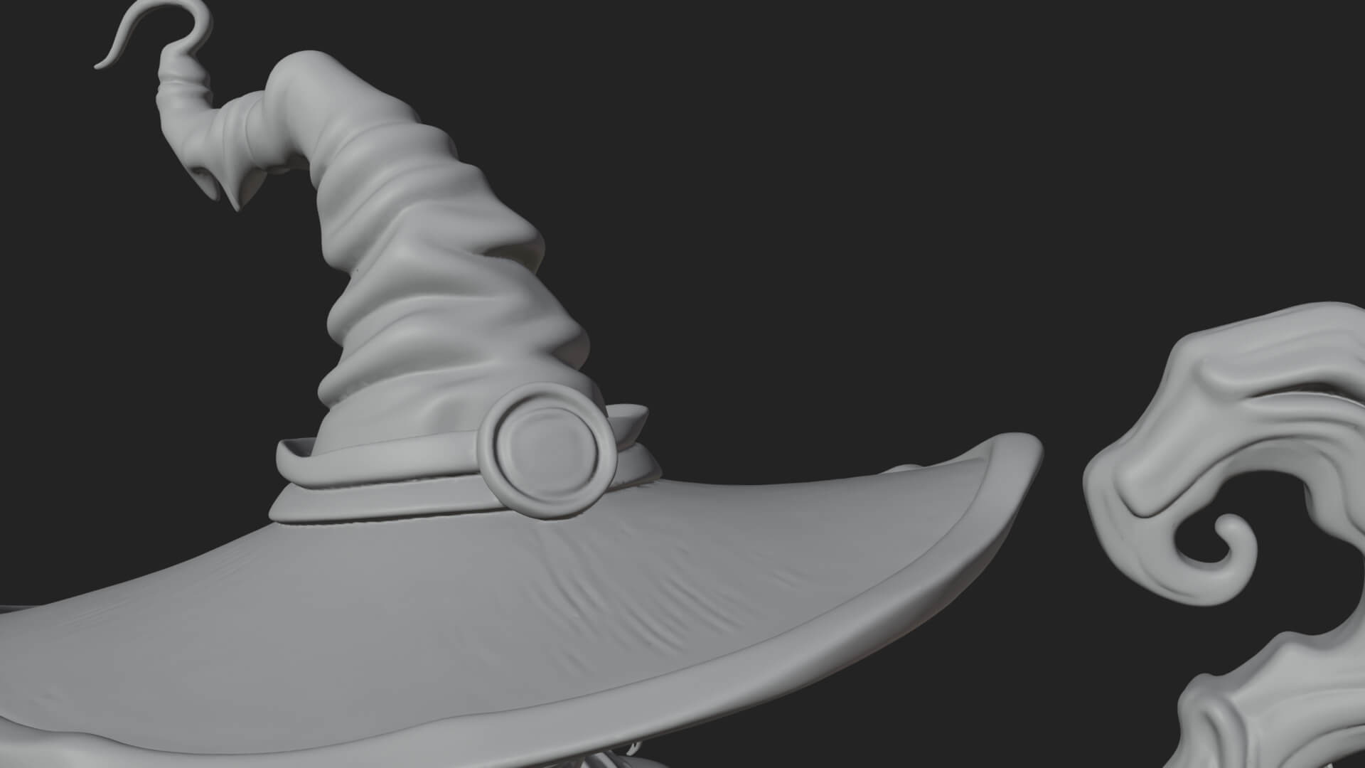Robed Wizard Statue Design 3 3D Print Model 3D Model
