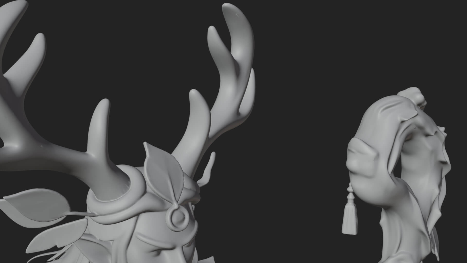 Robed Wizard Statue Design 6 3D Print Model 3D Model