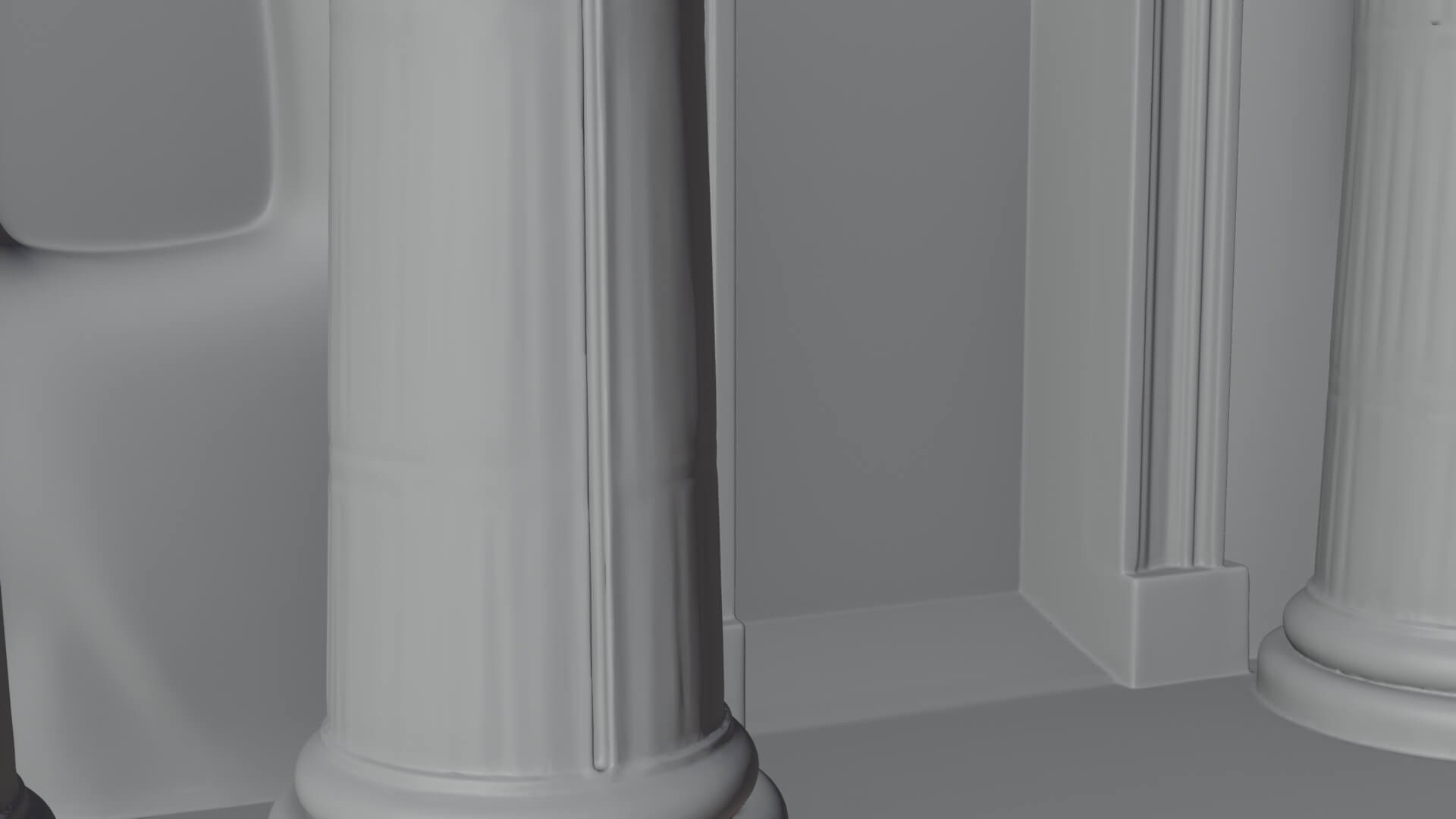 Rock Cut Temple Facade Design 1 3D Print Model 3D Model