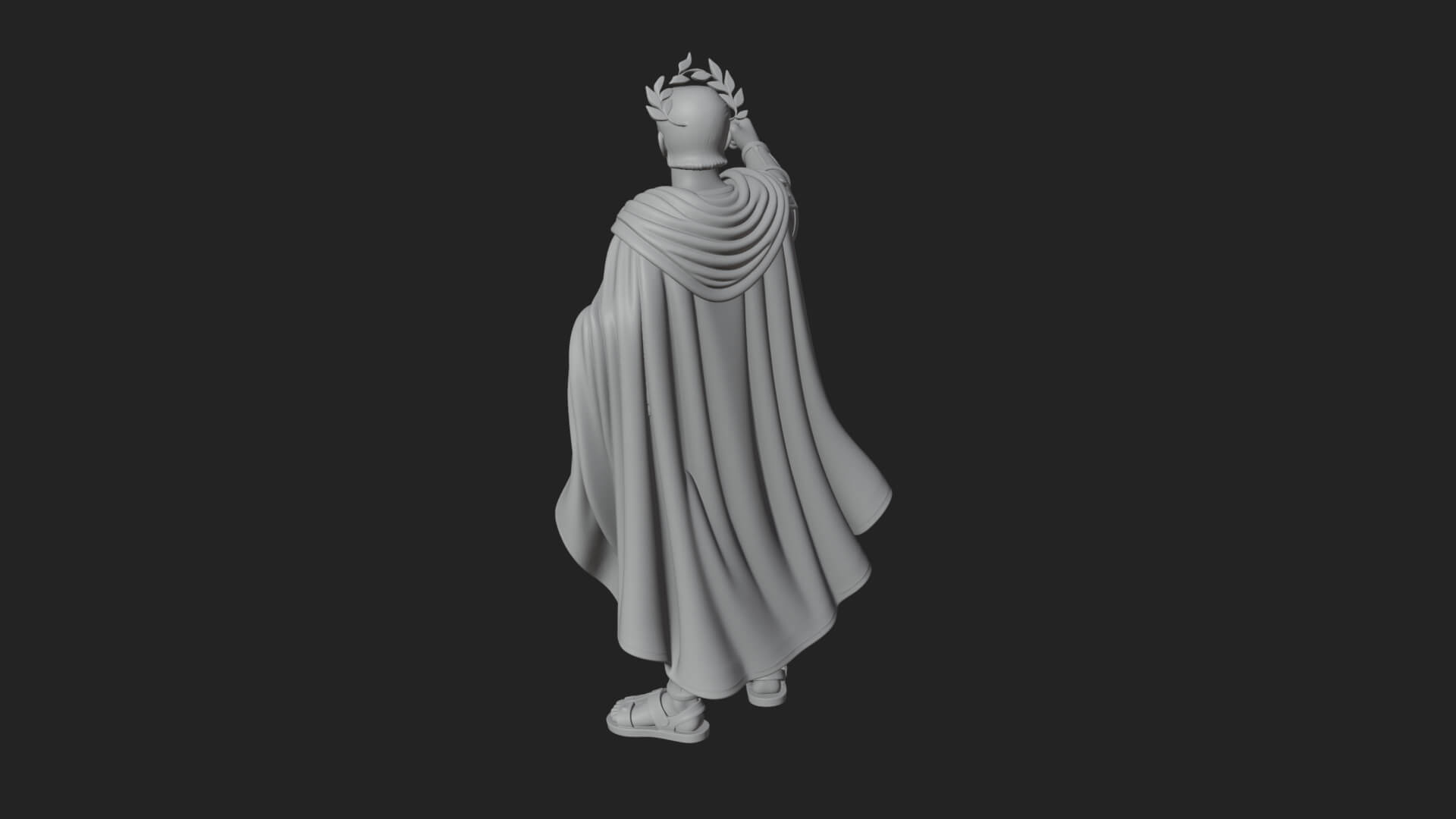 Roman Emperor Statue Design 10 3D Print Model 3D Model