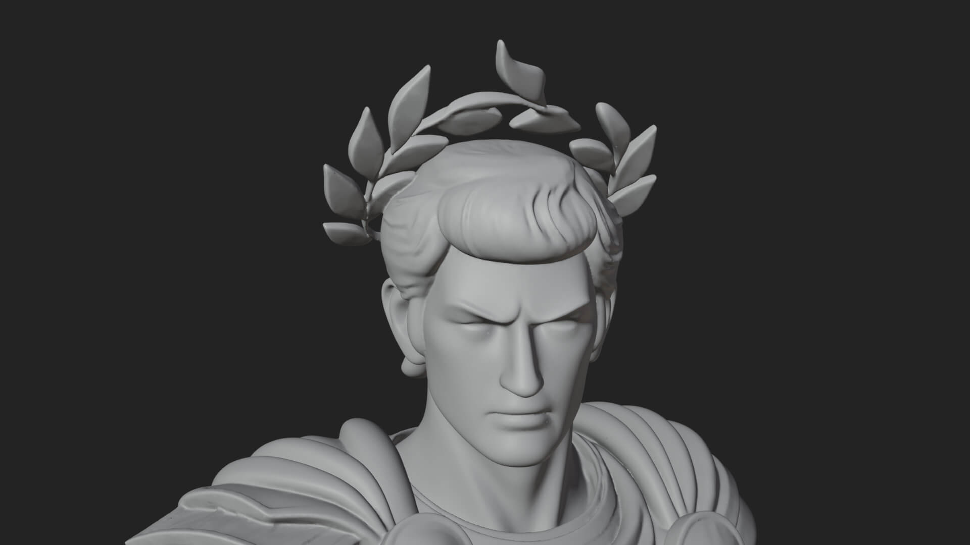 Roman Emperor Statue Design 10 3D Print Model 3D Model