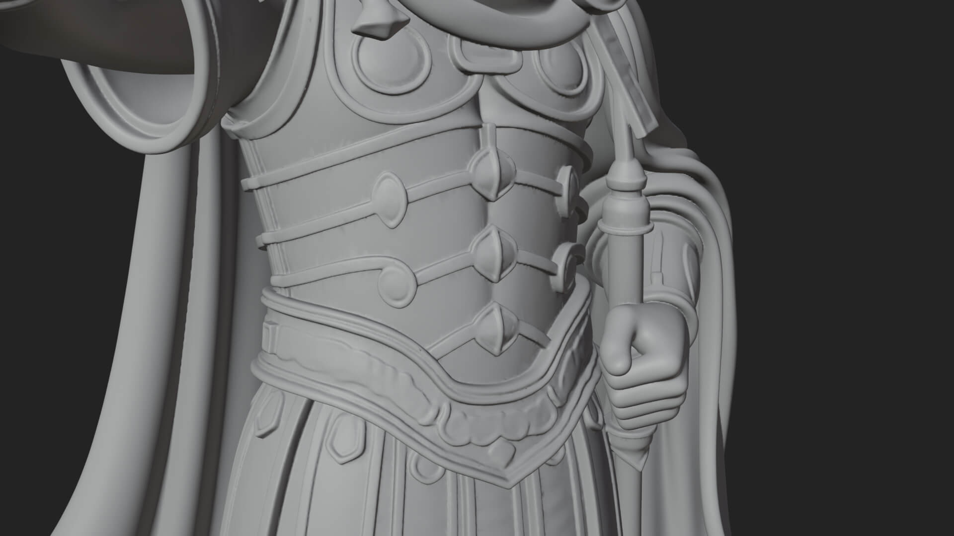 Roman Emperor Statue Design 10 3D Print Model 3D Model