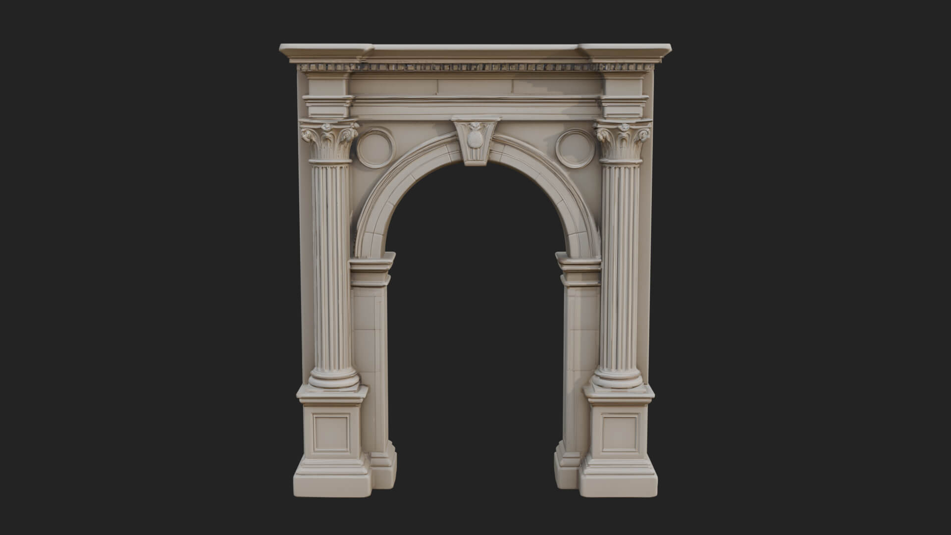 Roman Triumphal Arch Model Design 10 3D Print Model 3D Model