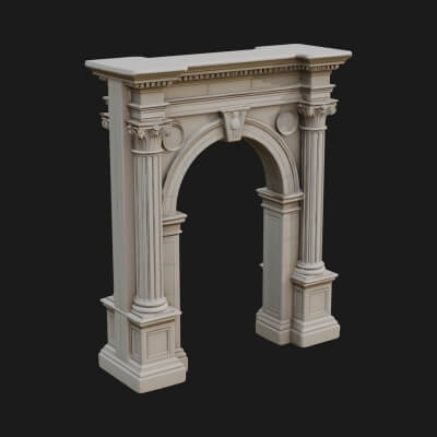 Roman Triumphal Arch Model Design 10 3D Print Model