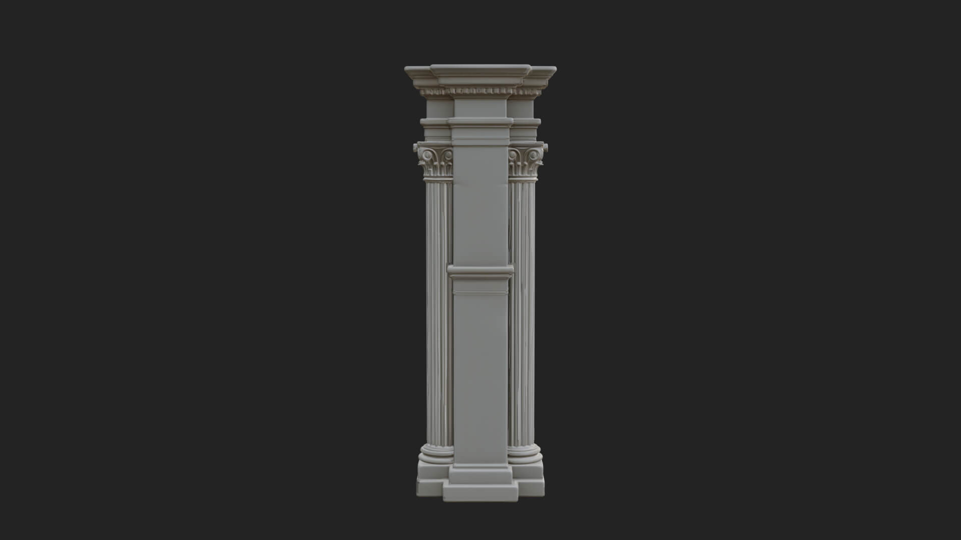 Roman Triumphal Arch Model Design 5 3D Print Model 3D Model