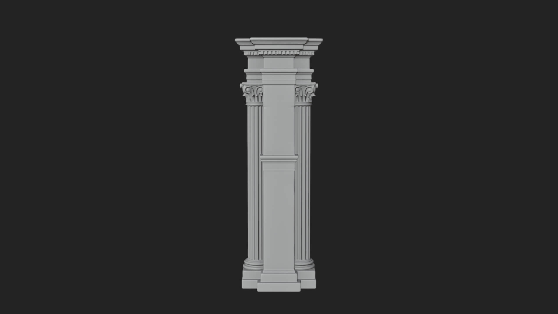 Roman Triumphal Arch Model Design 5 3D Print Model 3D Model