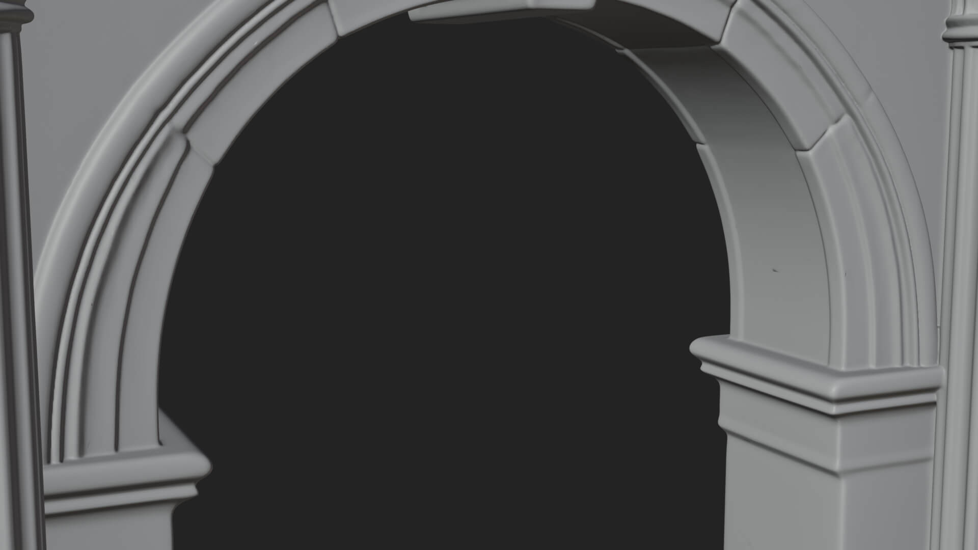 Roman Triumphal Arch Model Design 5 3D Print Model 3D Model