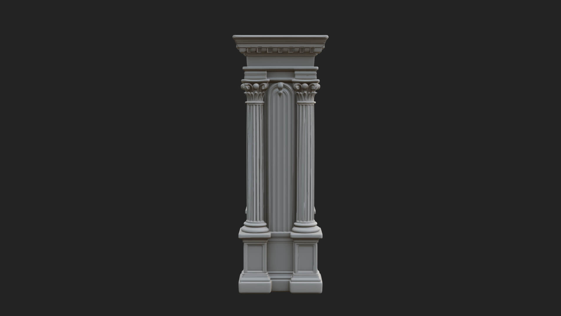 Roman Triumphal Arch Model Design 6 3D Print Model 3D Model