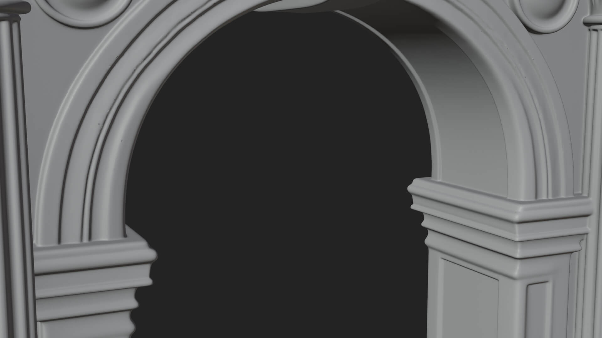 Roman Triumphal Arch Model Design 6 3D Print Model 3D Model