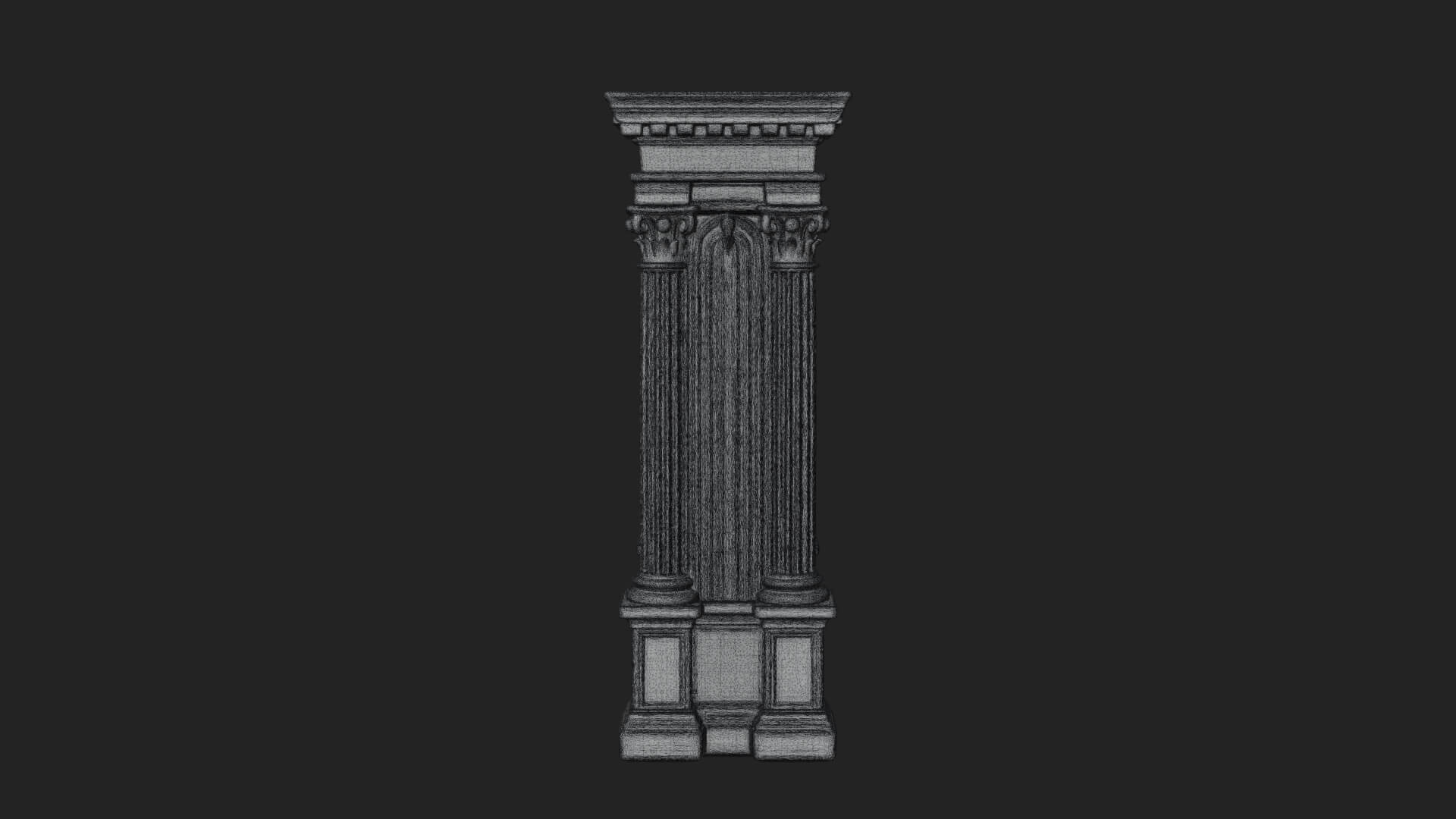 Roman Triumphal Arch Model Design 6 3D Print Model 3D Model