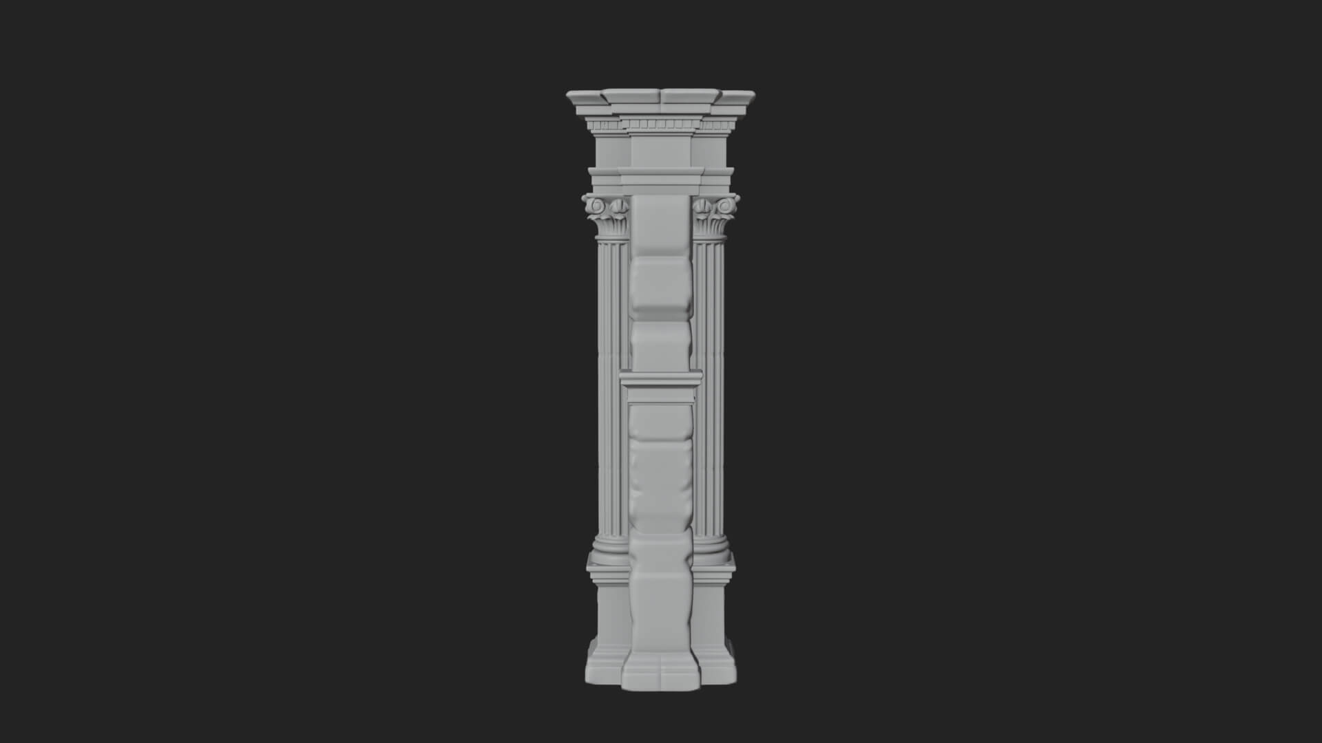 Roman Triumphal Arch Model Design 7 3D Print Model 3D Model
