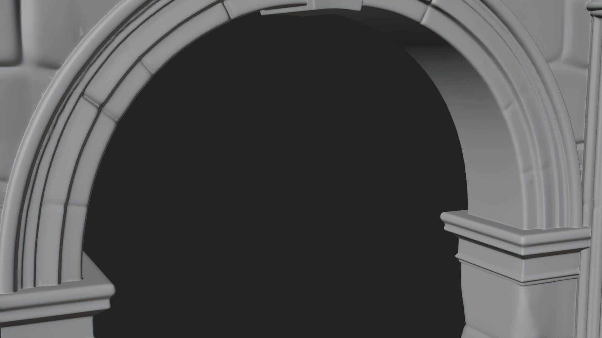 Roman Triumphal Arch Model Design 7 3D Print Model 3D Model