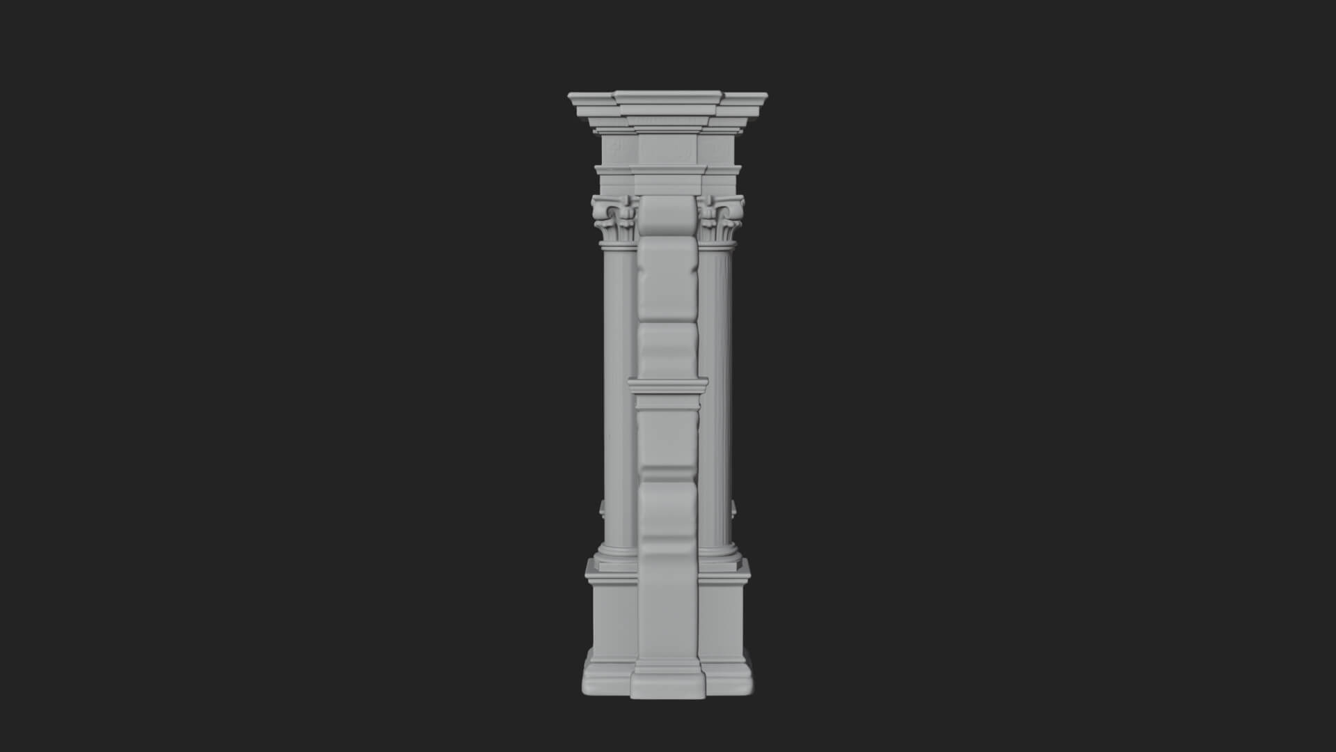 Roman Triumphal Arch Model Design 8 3D Print Model 3D Model