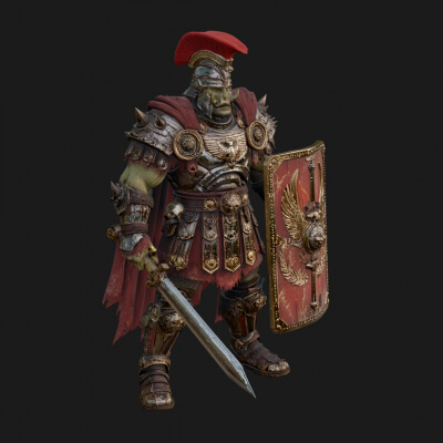 Rome Armored Champion Design 10 3D Print Model
