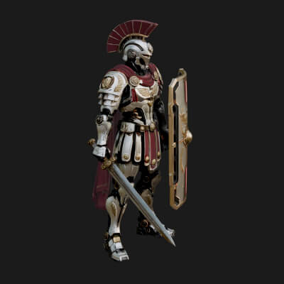 Rome Armored Champion Design 15 3D Print Model