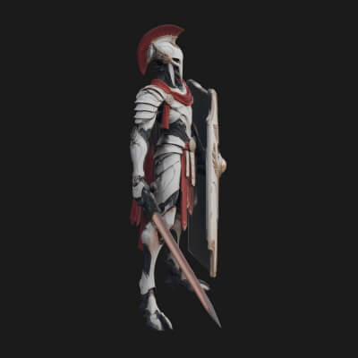 Rome Armored Champion Design 16 3D Print Model