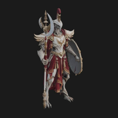 Rome Armored Champion Design 17 3D Print Model