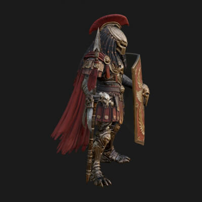 Rome Armored Champion Design 18 3D Print Model