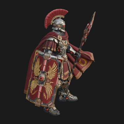 Rome Armored Champion Design 21 3D Print Model