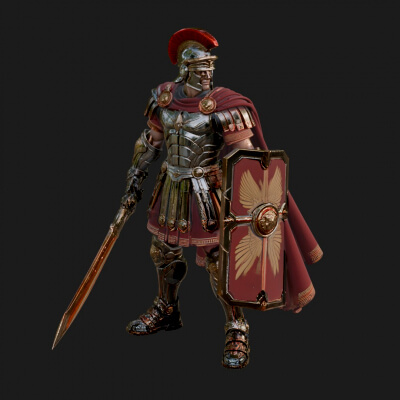 Rome Armored Champion Design 22 3D Print Model