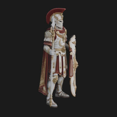 Rome Armored Champion Design 7 3D Print Model