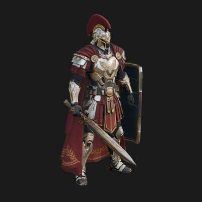 Rome Armored Champion Design 8 3D Print Model