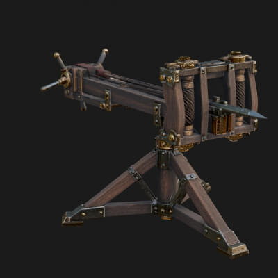 Rome Ballista Design 1 3D Print Model