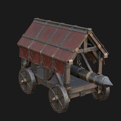 Rome Battering Ram Design 2 3D Print Model
