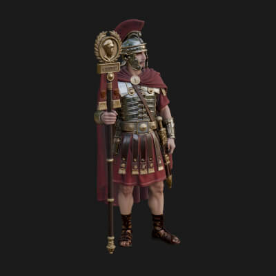 Rome Signifer Design 1 3D Print Model