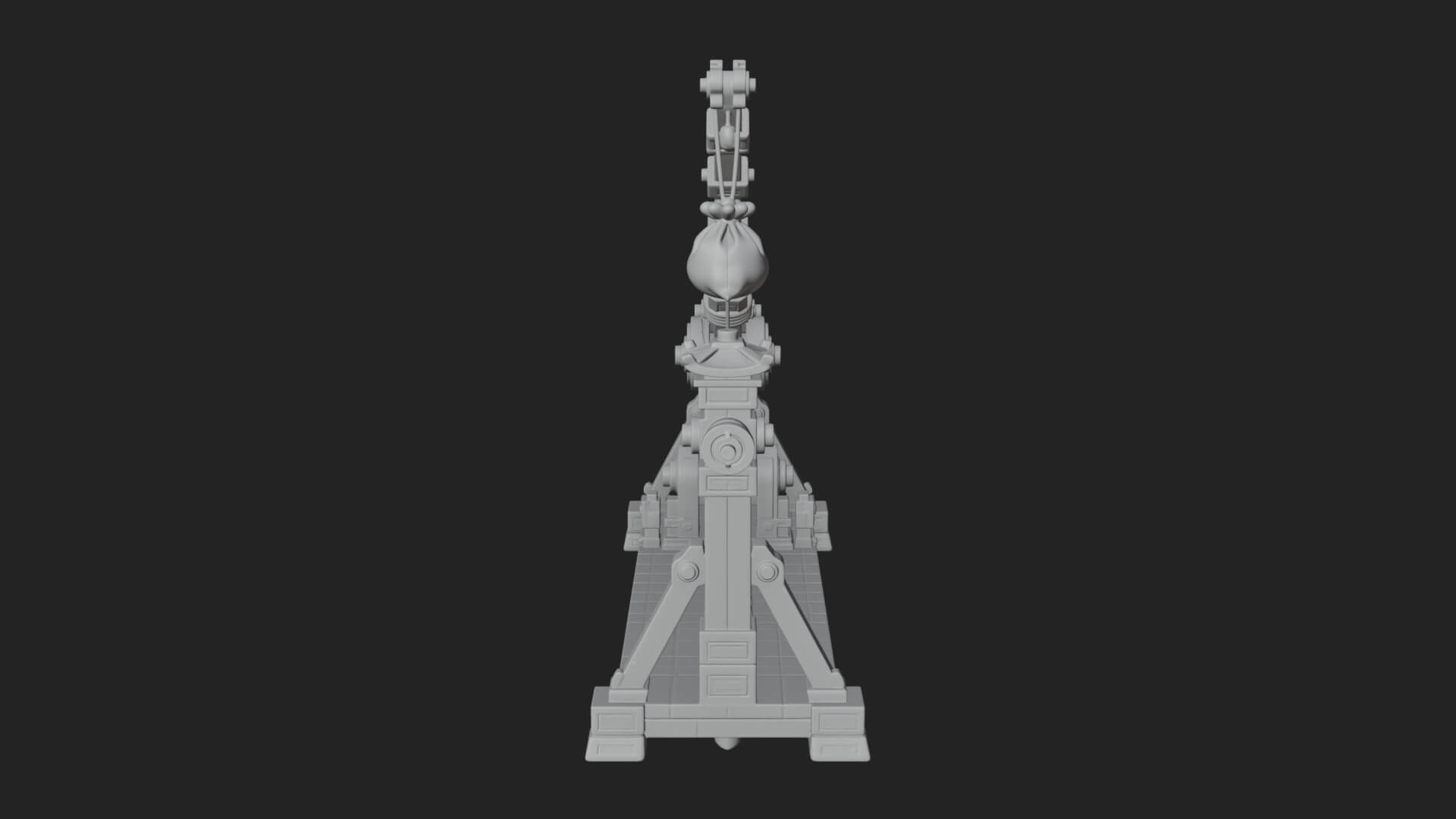 Rope Bundle Trebuchet Model Design 1 3D Print Model 3D Model
