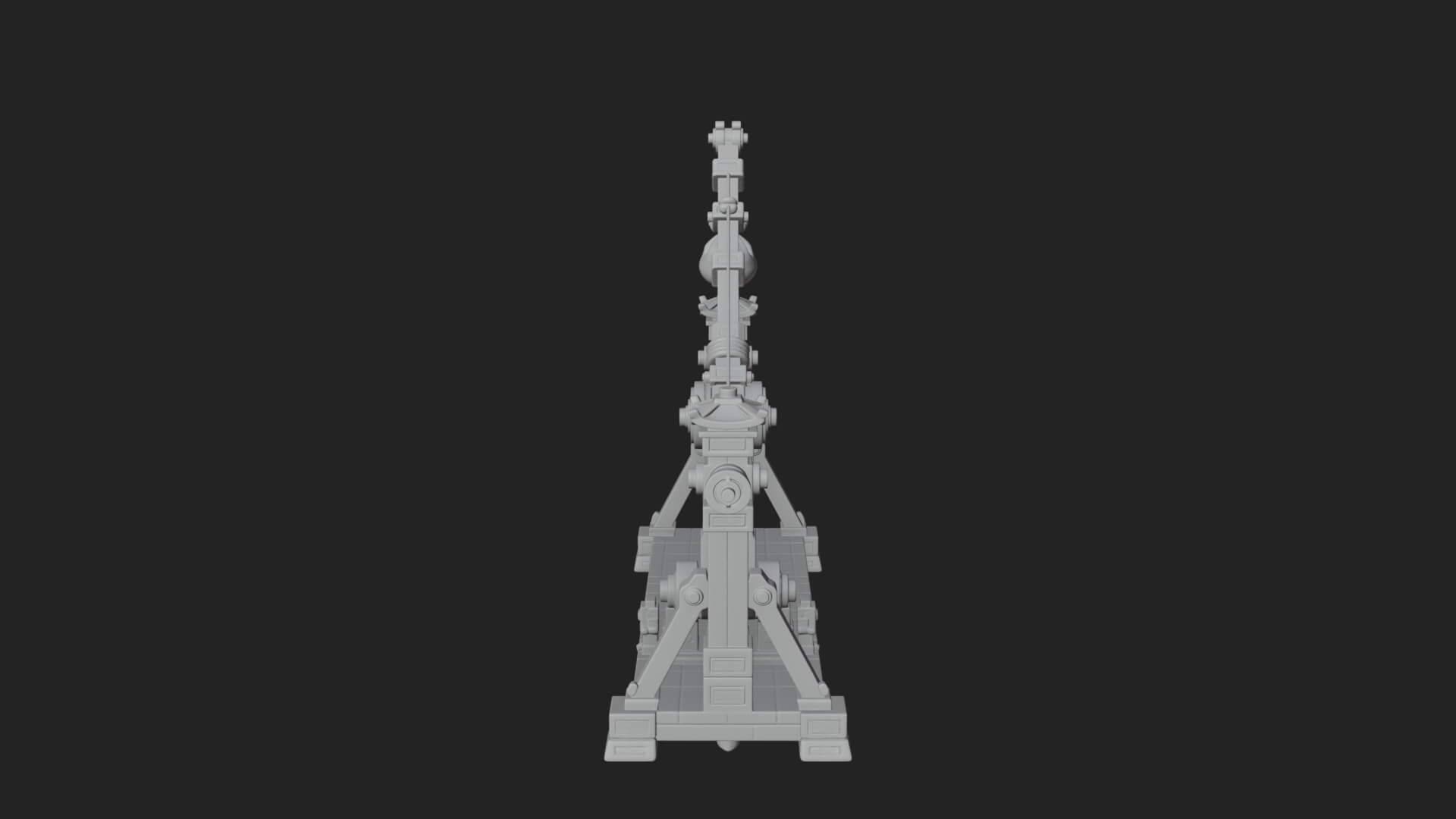 Rope Bundle Trebuchet Model Design 1 3D Print Model 3D Model